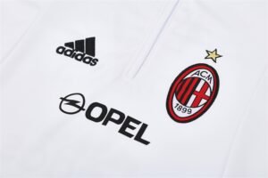 AC Milan 04/05 half zipper Training White - Image 9