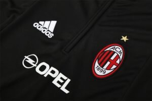 AC Milan 04/05 half zipper Training Black - Image 6