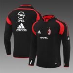 AC Milan 04/05 half zipper Training Black - Image 8
