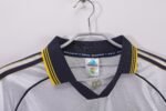 Retro Real Madrid 1998/00 Home White Long Sleeves - Image 3
