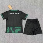 Kids Sporting Lisbon 25/26 Black Away 16-28 - Image 2