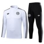 Adult/ Kids DFB 125th Year Half Zipper Training Suit White B2560