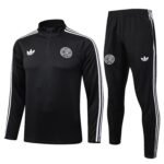 Adult/ Kids DFB 125th Year Half Zipper Training Suit Black B2579