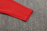 Adult/ Kids 2526 Portugal half zipper Training suit Red - Image 5