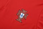 Adult/ Kids 2526 Portugal half zipper Training suit Red - Image 6