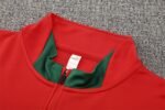 Adult/ Kids 2526 Portugal half zipper Training suit Red - Image 7