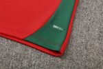 Adult/ Kids 2526 Portugal half zipper Training suit Red - Image 10