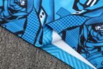 Adult/ Kids 2526 Napoli half zipper Training suit Blue - Image 7