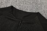 Adult/ Kids 2526 Barcelona half zipper Training suit Black - Image 8