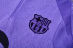 Adult/ Kids 2526 Barcelona half zipper Training suit Purple - Image 7