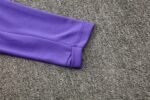 Adult/ Kids 2526 Barcelona half zipper Training suit Purple - Image 14