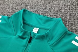 Adult/ Kids 2526 LVP half zipper Training suit Green - Image 9