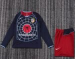Kids Retro Kit 2004-05 Atletico de Madrid Away Long Sleeves