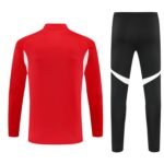Adult/ Kids 2526 LVP half zipper Training suit Red - Image 2