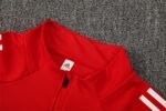 Adult/ Kids 2526 LVP half zipper Training suit Red - Image 7