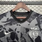 25/26 Sporting Pr-match Kit Black S-4XL - Image 3