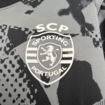 25/26 Sporting Pr-match Kit Black S-4XL - Image 6