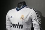 Player Version Retro Real Madrid 12/13 Home Long Sleeves S-3XL - Image 7