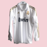 Player Version Retro Real Madrid 11/12 Home Long Sleeves S-3XL - Image 3