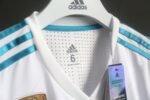 Player Version Retro Real Madrid 17/18 Home Long Sleeves S-3XL - Image 6