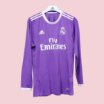 Player Version Retro Real Madrid 2016/17 Away Long Sleeves S-3XL - Image 3
