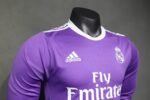 Player Version Retro Real Madrid 2016/17 Away Long Sleeves S-3XL - Image 6