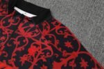 Adult/ Kids 2526 LVP half zipper Training suit Red - Image 9