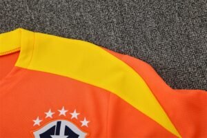 Short Sleeves Brazil 25/26 Training Suit Orange - Image 6
