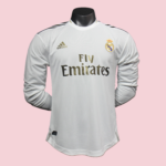 Player Version Retro 19/20 Real Madrid Home Long Sleeves S-3XL