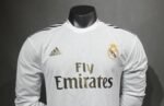 Player Version Retro 19/20 Real Madrid Home Long Sleeves S-3XL - Image 9