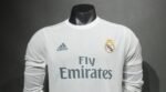 Player Version Retro Real Madrid 15/16 Home Long Sleeves S-3XL - Image 6