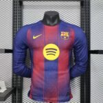 Player Version Barcelona 25/26 Home Long Sleeves S-4XL