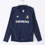 Retro Real Madrid 2005/06 Away Long Sleeves