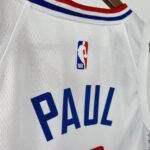 23 Season Los Angeles Clippers Home White  No.3 Paul - Image 9
