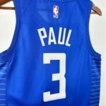 23 Season Los Angeles Clippers Away Blue  No.3 Paul - Image 4