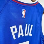23 Season Los Angeles Clippers Away Blue  No.3 Paul - Image 5