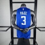 23 Season Los Angeles Clippers Away Blue  No.3 Paul - Image 10