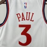 25 Season Los Angeles Clippers White No.3 Paul - Image 5