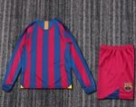 Kids kit Barcelona 05/06 Home Long Sleeves - Image 2