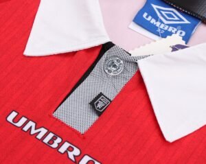 Kids Retro Man Utd 96/97 Home - Image 3