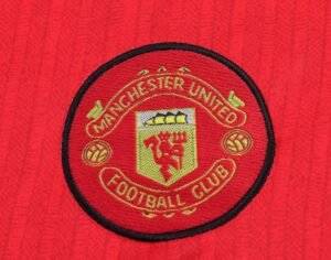 Kids Retro Man Utd 96/97 Home - Image 4