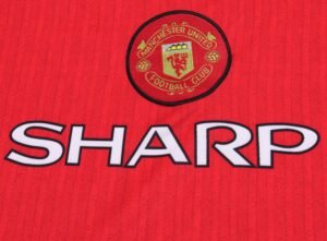Kids Retro Man Utd 96/97 Home - Image 7