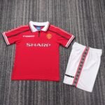 Kids Retro Man Utd 98/99 Home