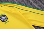 Kids Retro Brazil 1998 Home Long Sleeves 16-28 - Image 6