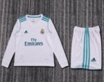 Kids Real Madrid 17/18 Home Long Sleeves
