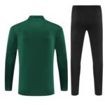 Adult / Kids AC 25/26 Half Zipper Training Suit Green - Image 2