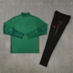 Adult / Kids AC 25/26 Half Zipper Training Suit Green - Image 5