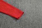 Adult / Kids AC 25/26 Half Zipper Training Suit Red - Image 6