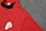 Adult / Kids AC 25/26 Half Zipper Training Suit Red - Image 9