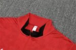 Adult / Kids AC 25/26 Half Zipper Training Suit Red - Image 11